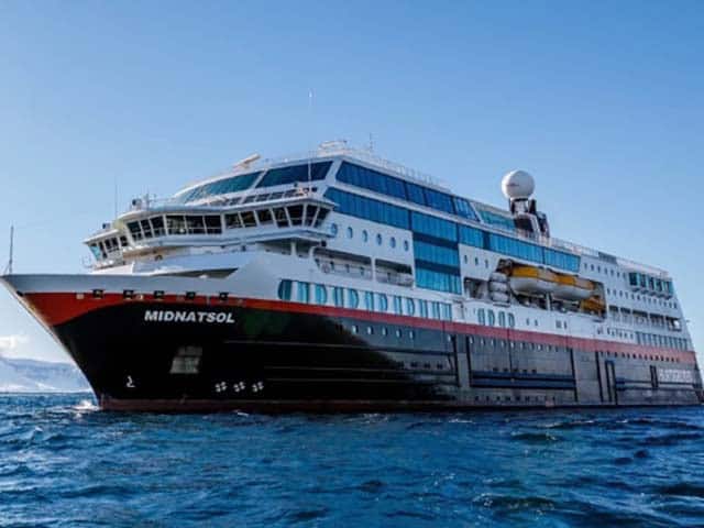 Midnatsol from Hurtigruten Cruise line