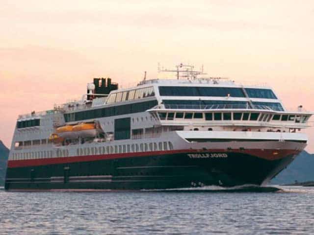 Trollfjord from Hurtigruten Cruise line