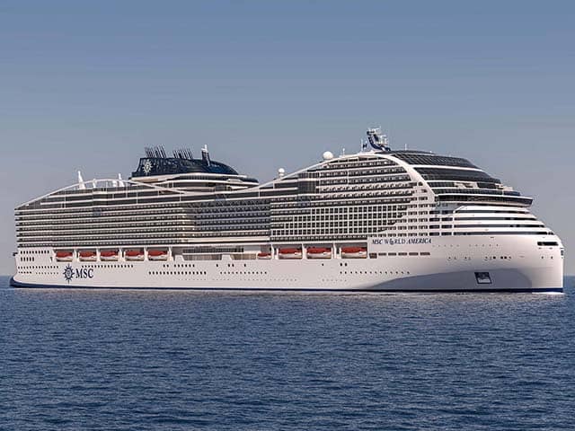 MSC World America from MSC Cruises
