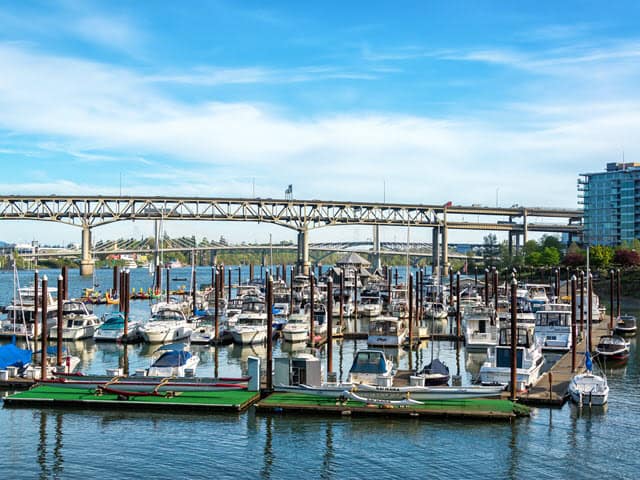 Port of Riverside Marina in Portland, Oregon