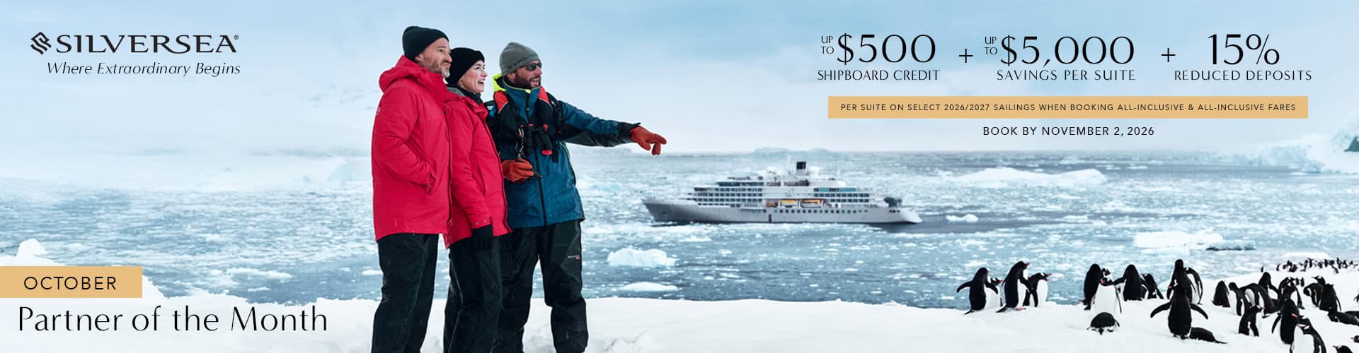 Silversea Cruises Partner of the Month