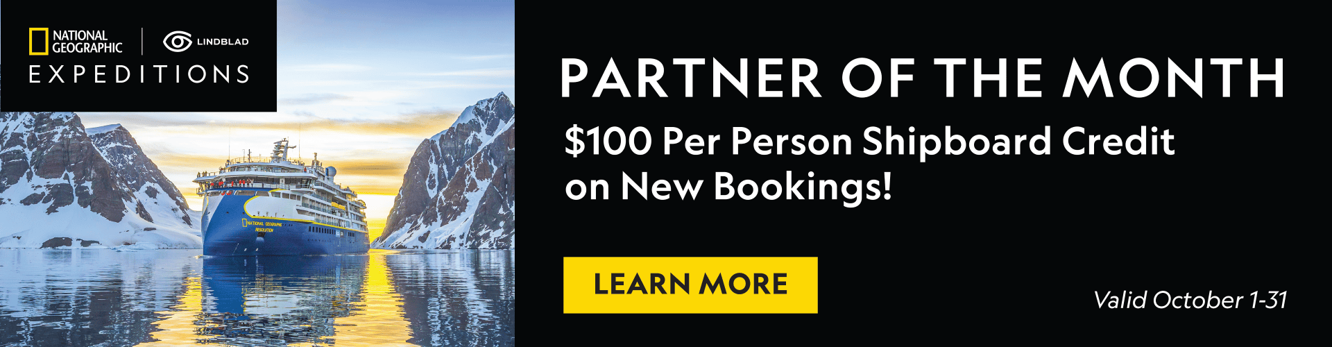 Lindblad Cruises Partner of the Month